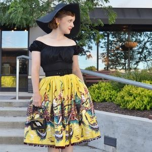 PUG Italian jenny skirt petite pinup couture